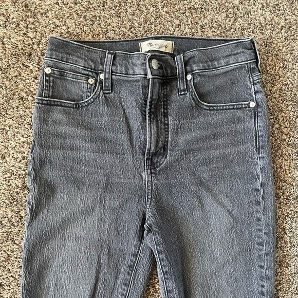 Madewell The Perfect Vintage Jean black/grey women’s size 26 - Picture 2 of 11
